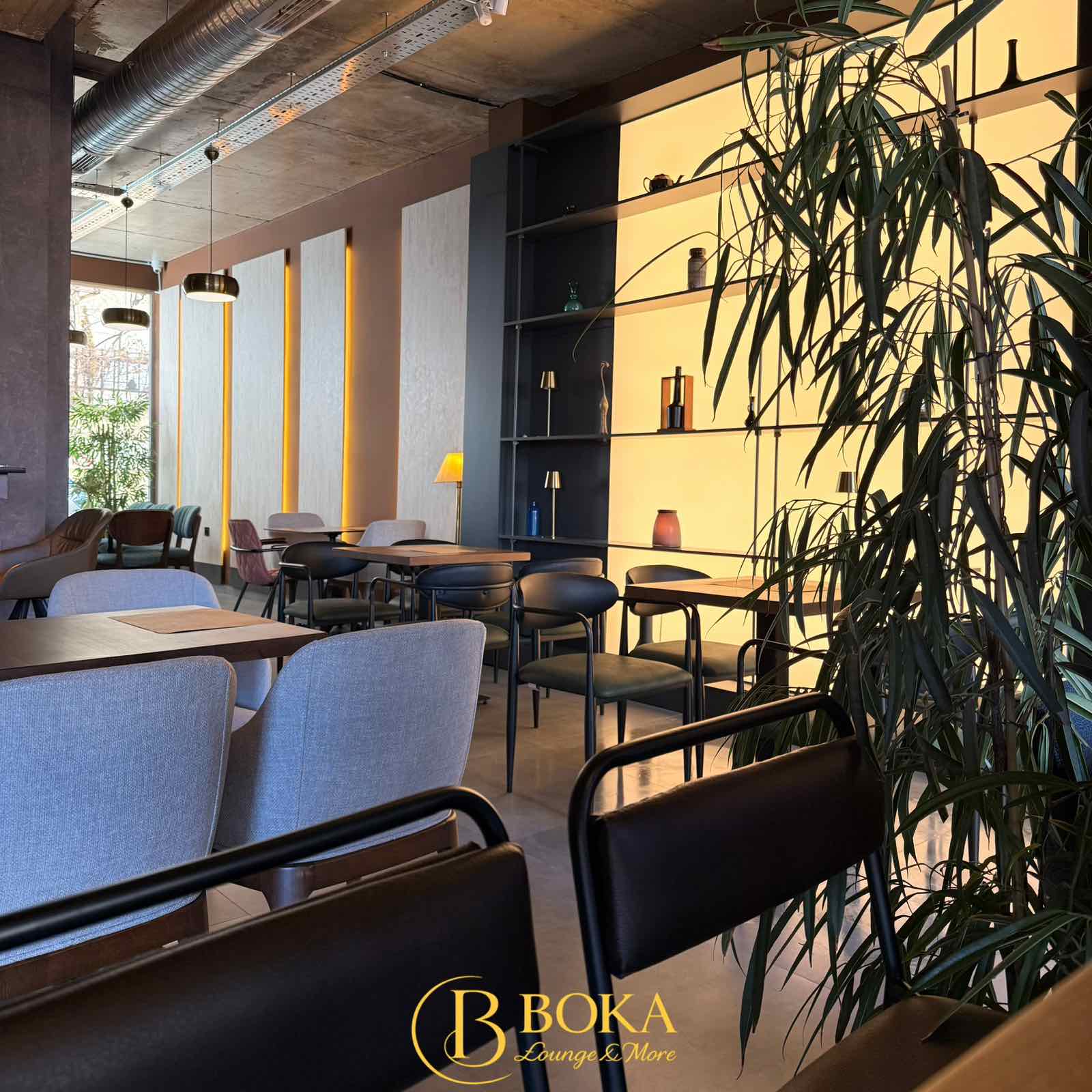 Pamje e gjerë e sallës së Boka Lounge